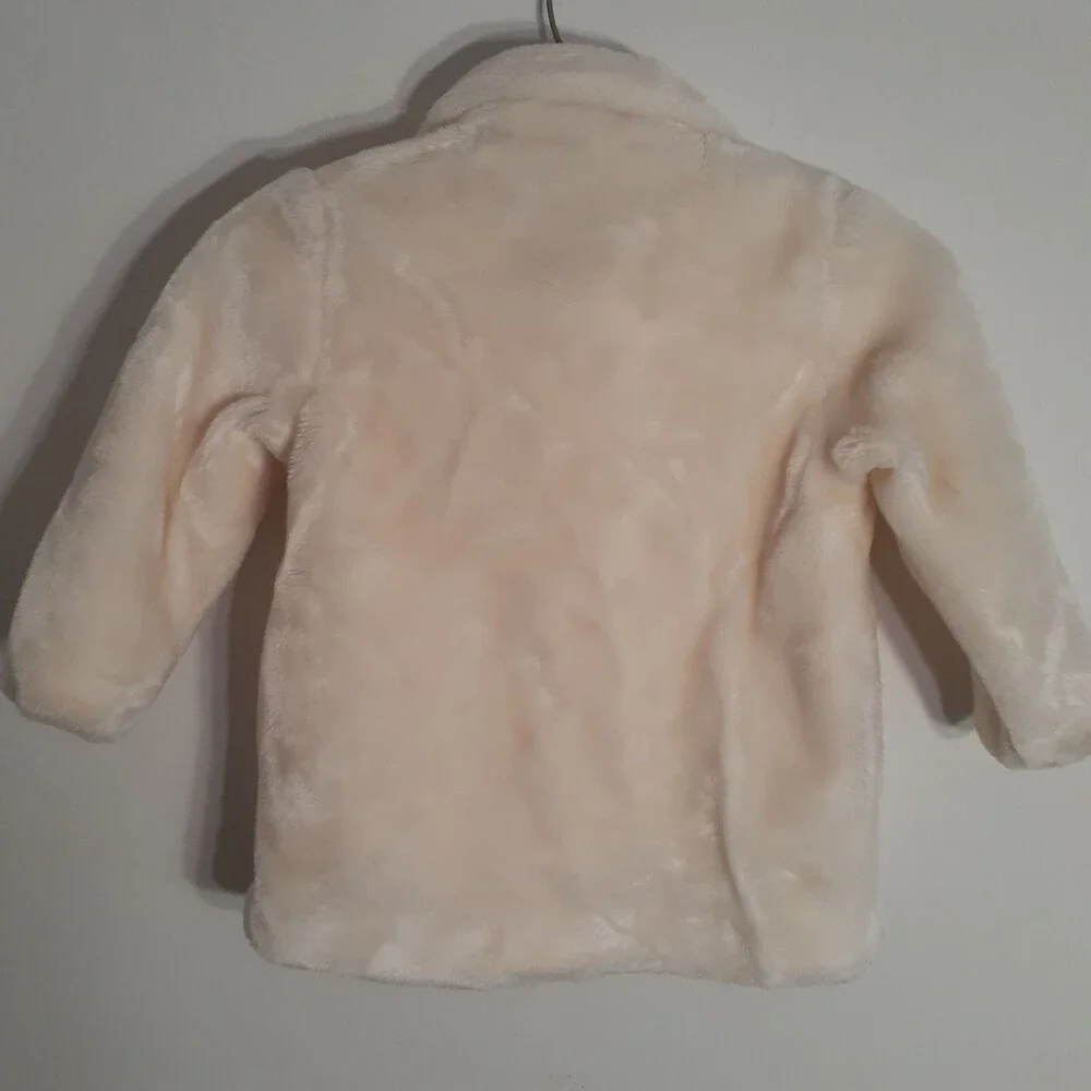 Weather Tamer jacket 4T white fur coat vintage girls toddler 4 winter fall